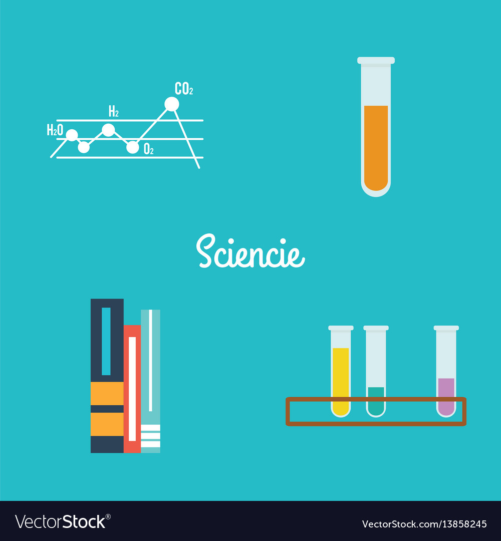 Abstract science objects vector image Abstract science objects