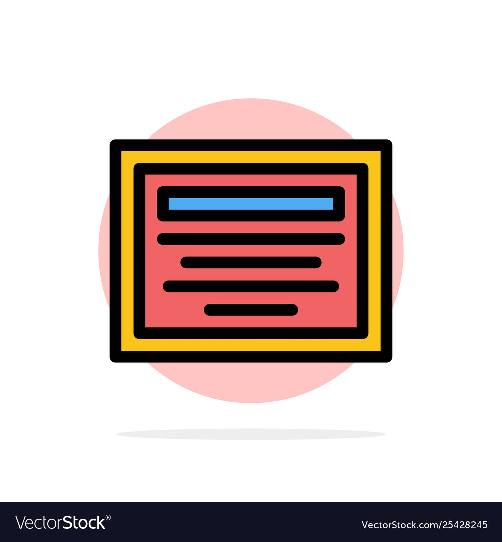 Education file note abstract circle background vector image Education file note abstract circle background