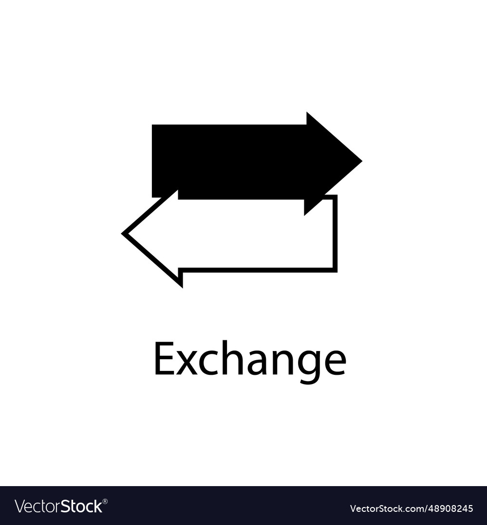 Exchange arrow icon reverse swap switch