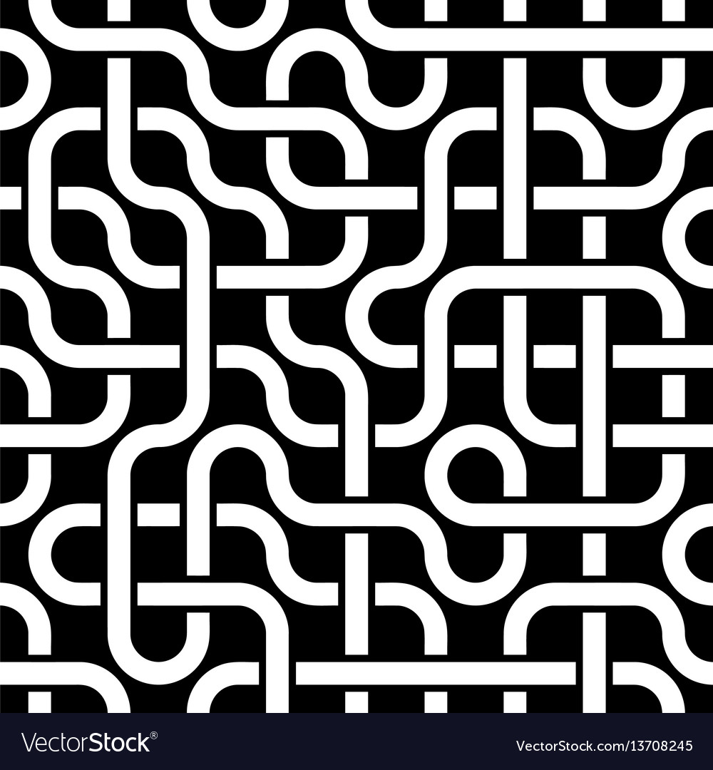 Pipeline grid abstract geometric design of tubes vector image Pipeline grid abstract geometric design of tubes
