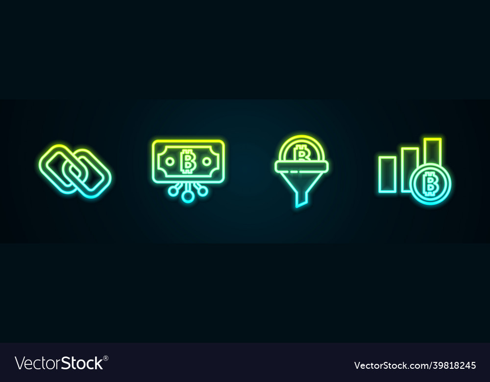 Set line chain link bitcoin with circuit sales