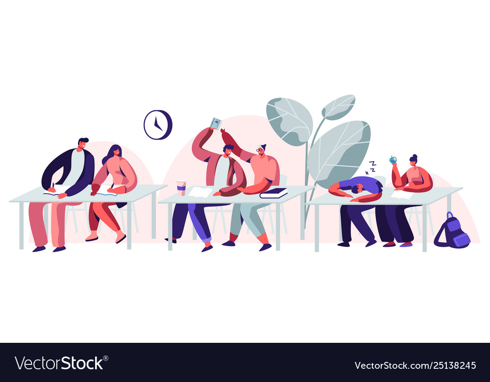Students in University Lecture Hall