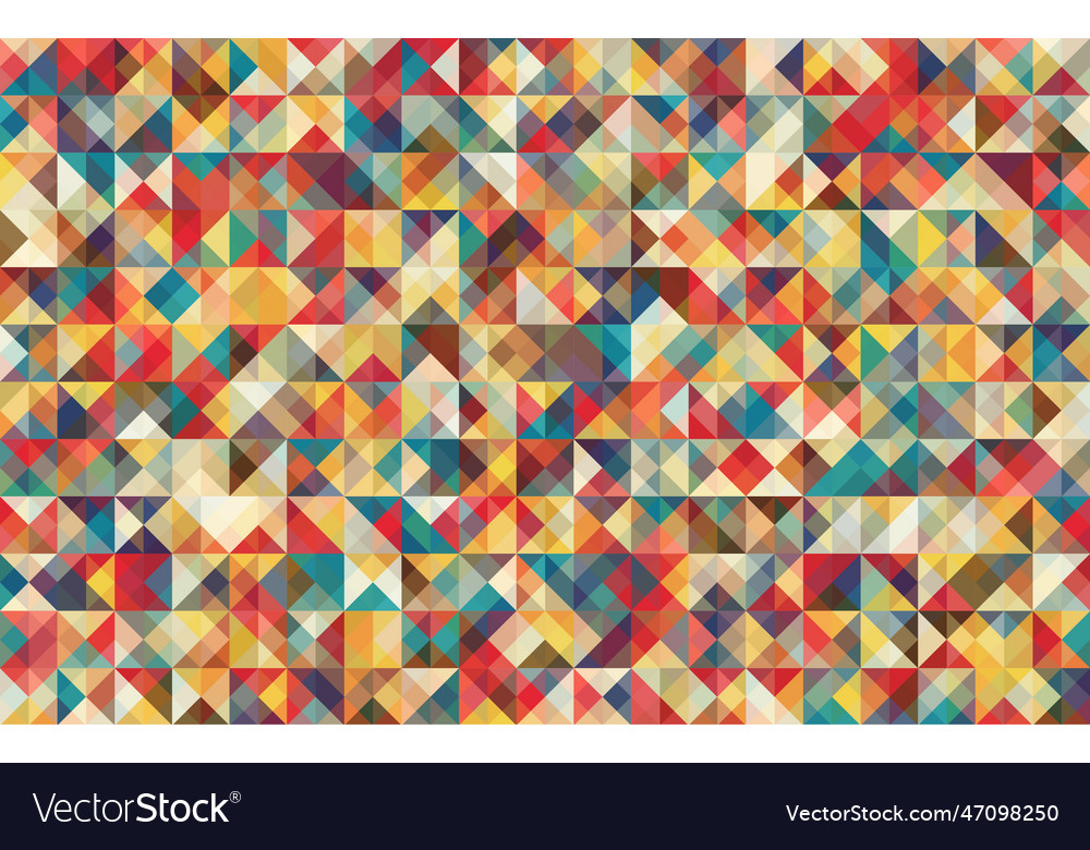Abstract multicolor triangle background Vector Image Abstract multicolor triangle background