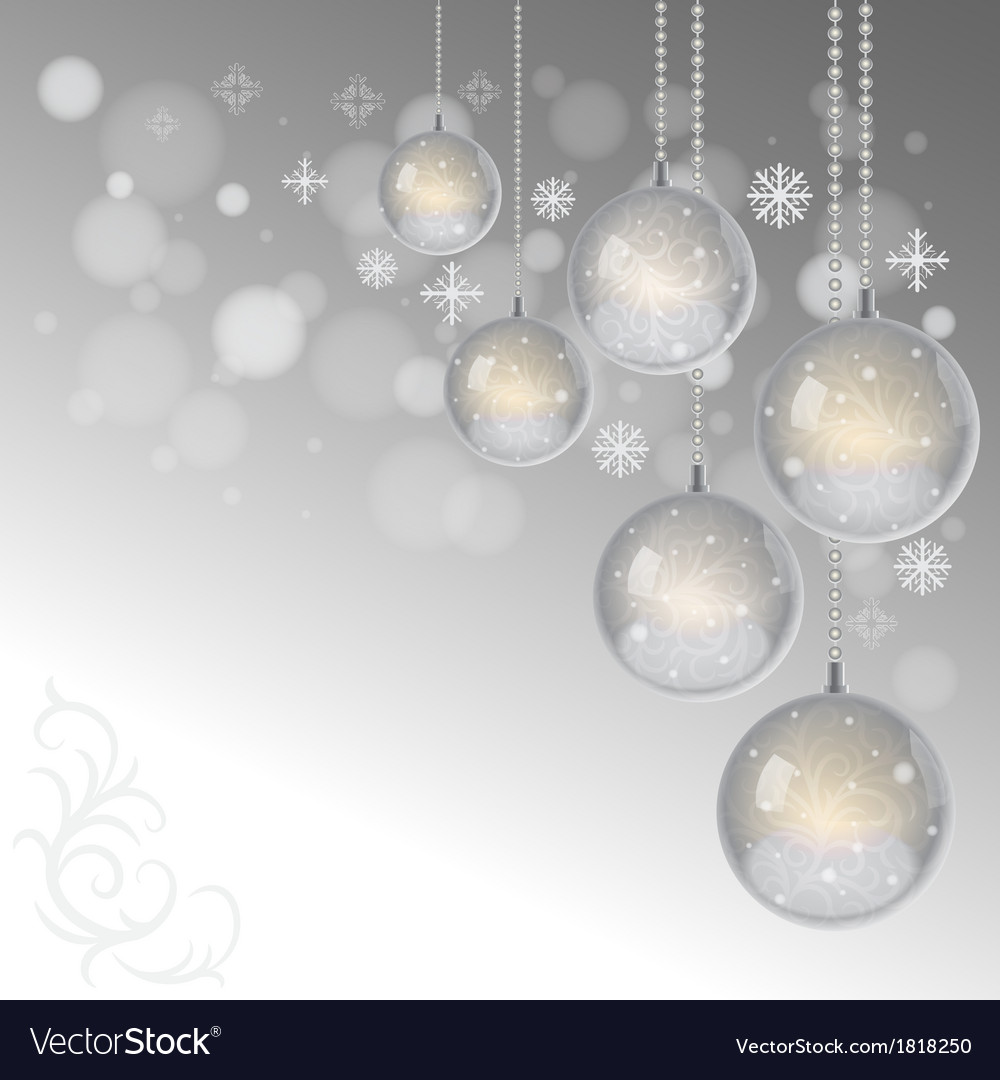 Christmas ball background