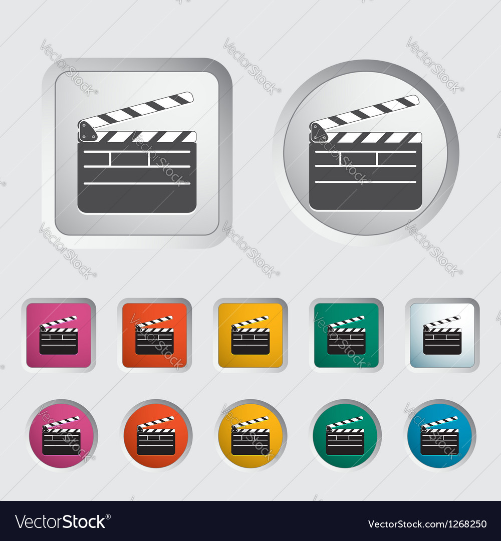 Clapperboard Icon - Film Production
