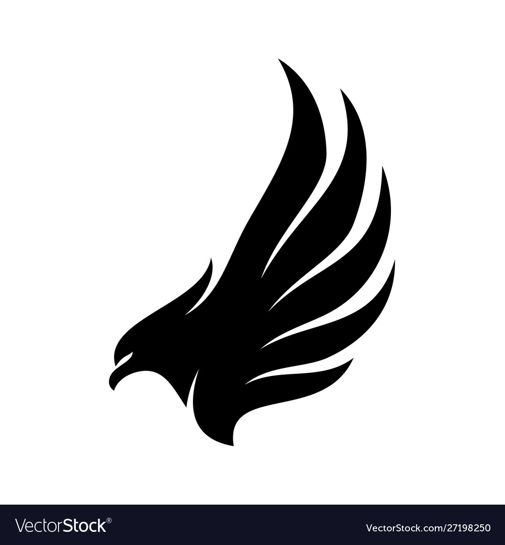 Eagle logo design template Royalty Free Vector Image