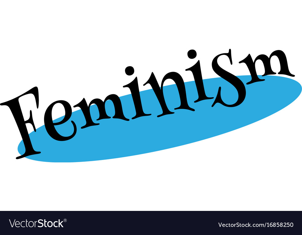 Feminism rubber stamp