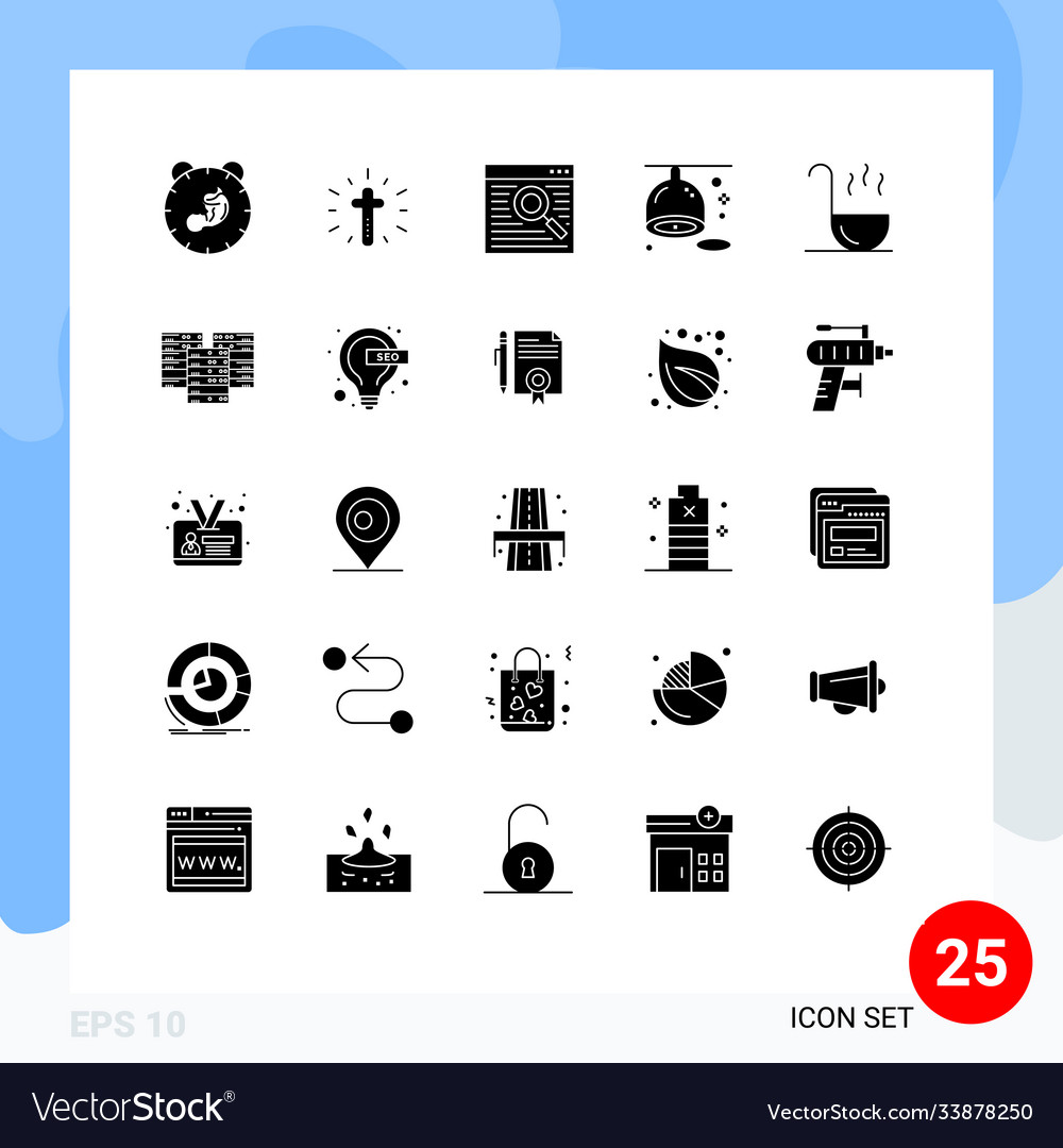 Group 25 solid glyphs signs and symbols