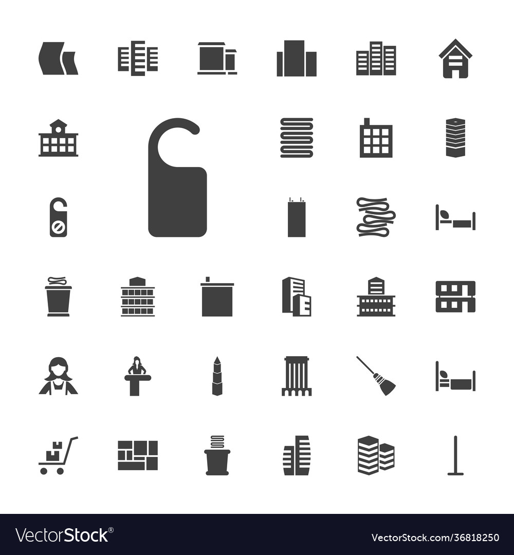 Hotel icons