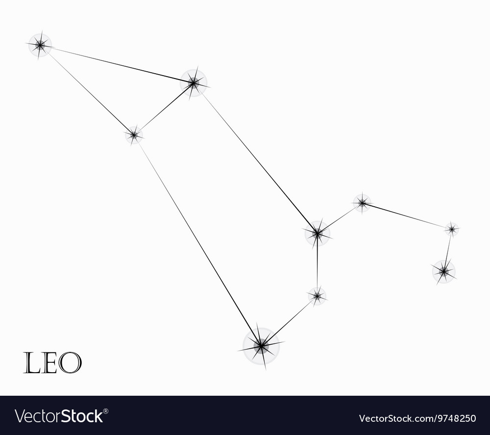 Leo Zodiac Sign Royalty Free Vector Image - Vectorstock