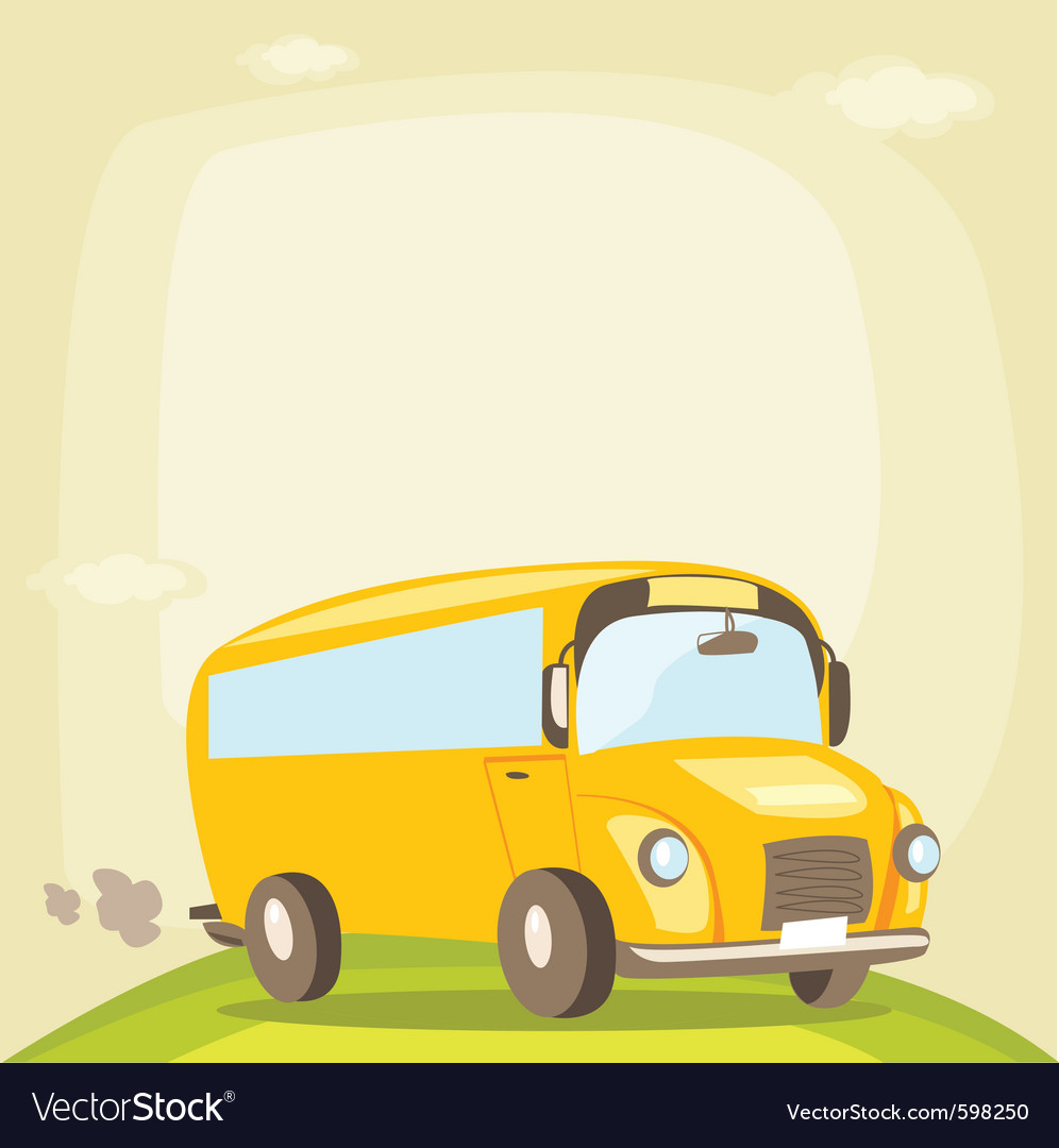 School bus Royalty Free Vector Image - VectorStock