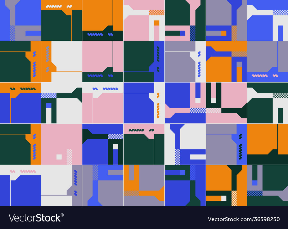 Technology abstract pattern design vector image Technology abstract pattern design