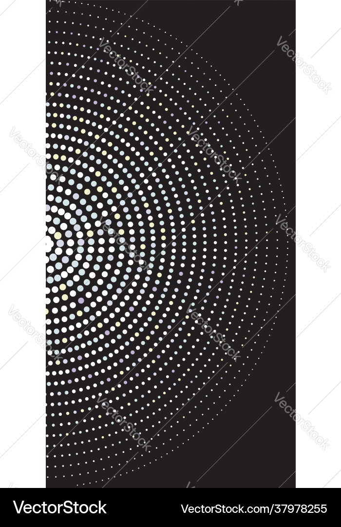 Abstract dotted pattern circle halftone dots Vector Image