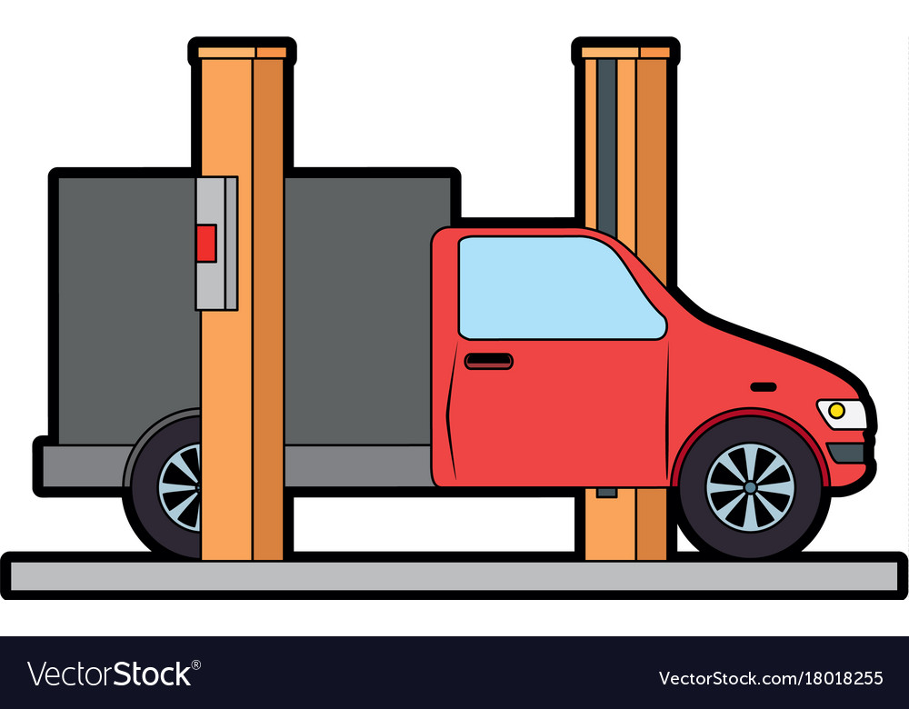 Car with assembling machine