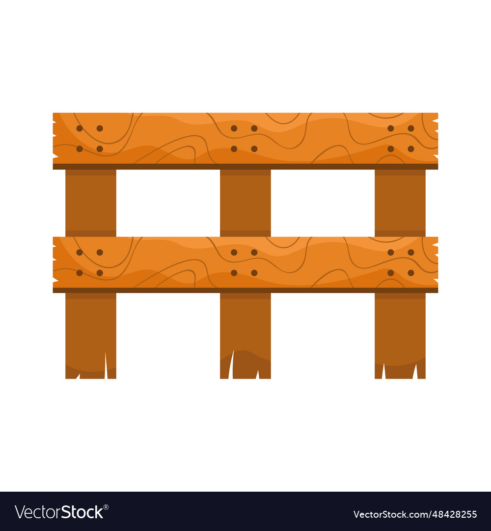 Construction wooden fence