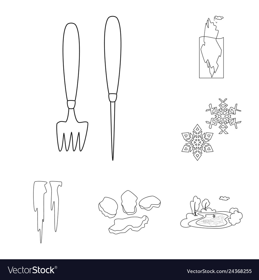 Isolated object of clean and wet icon collection vector image Isolated object of clean and wet icon collection
