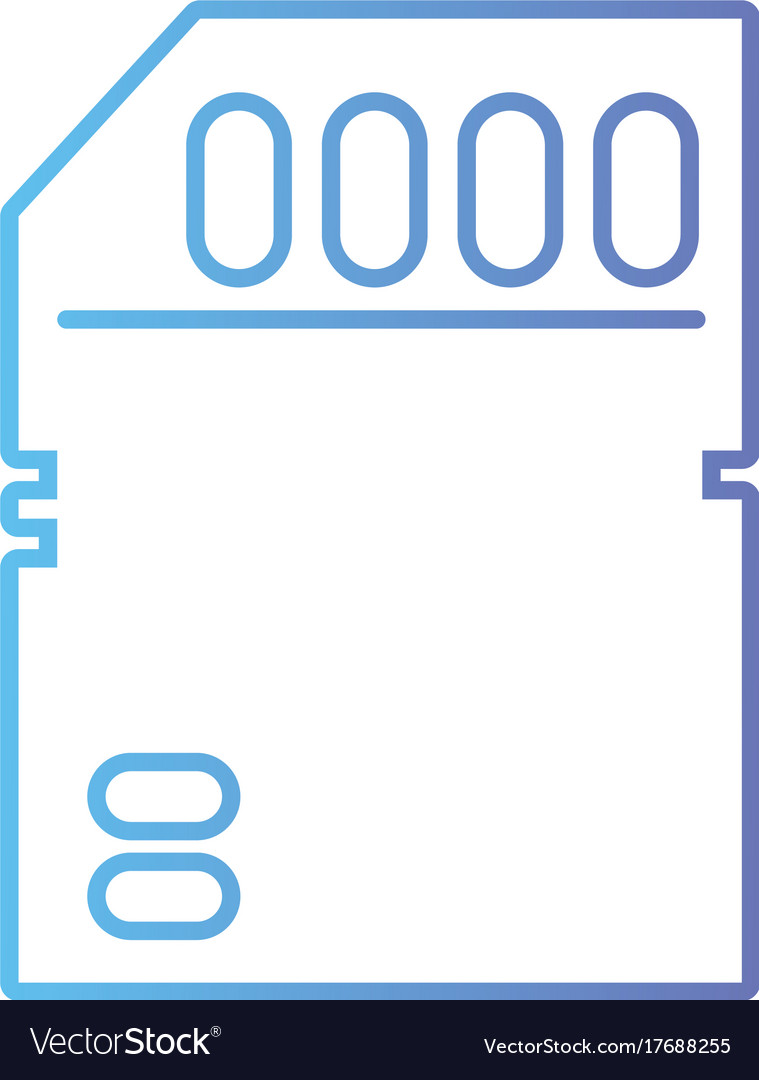 Line technology micro sd data memory