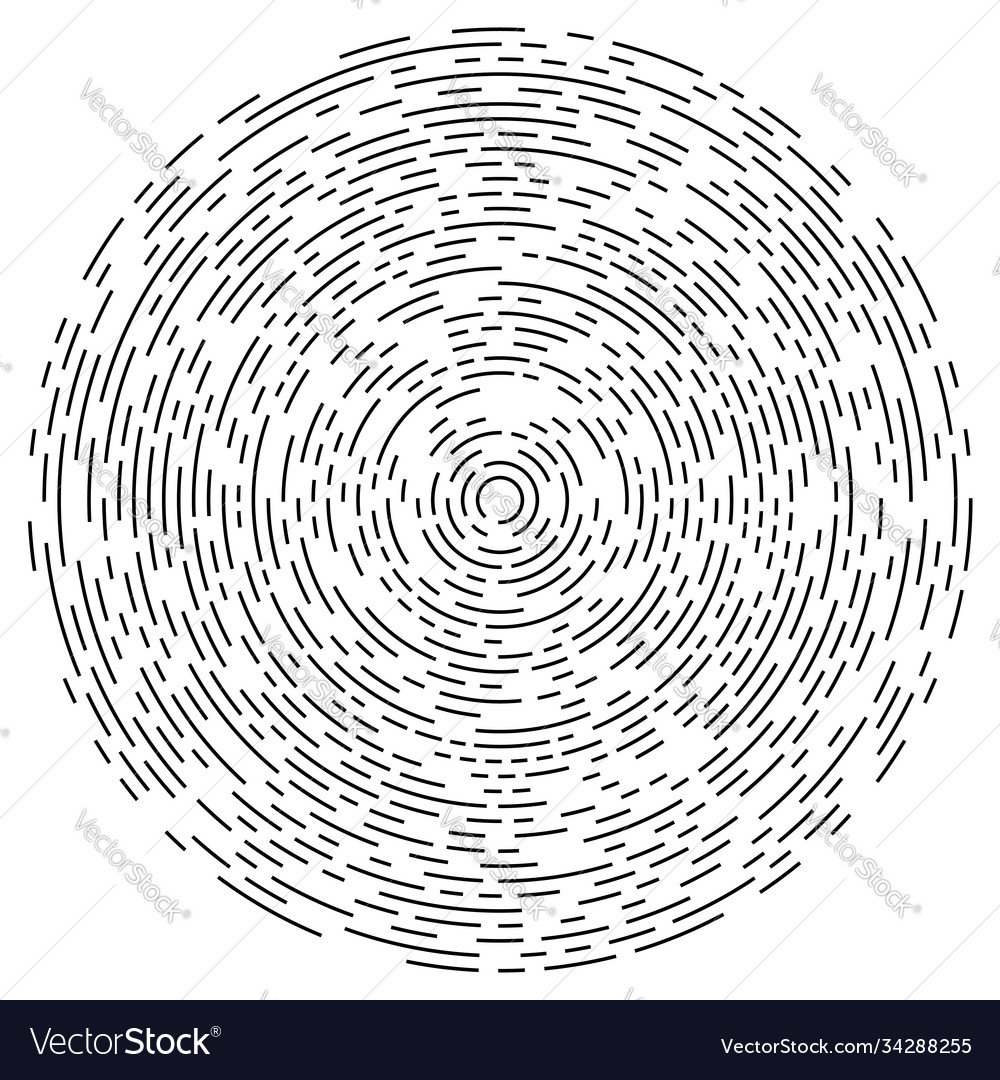 Radial radiating lines abstract burst element