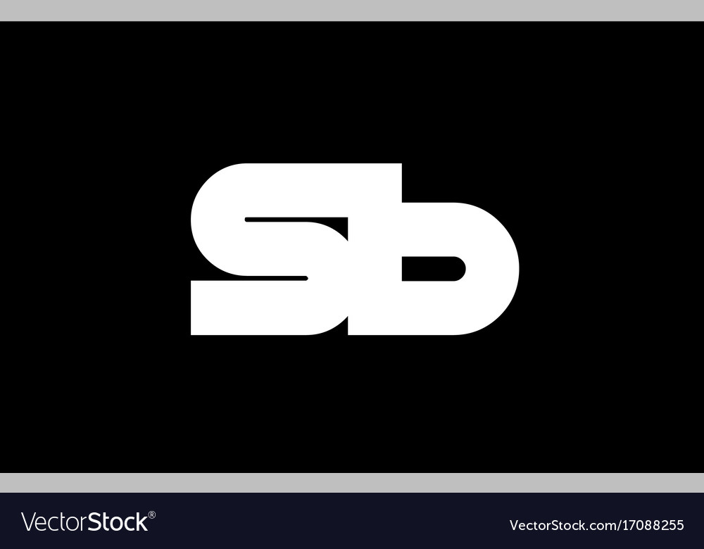 SB Bold Letter Logo Kombination