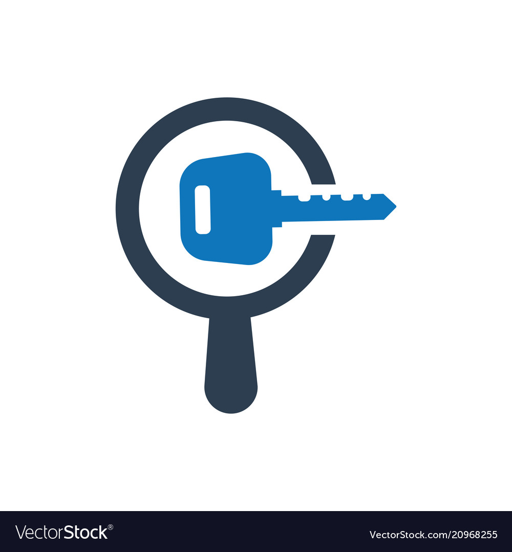 Search Keyword Icon Royalty Free Vector Image Vectorstock