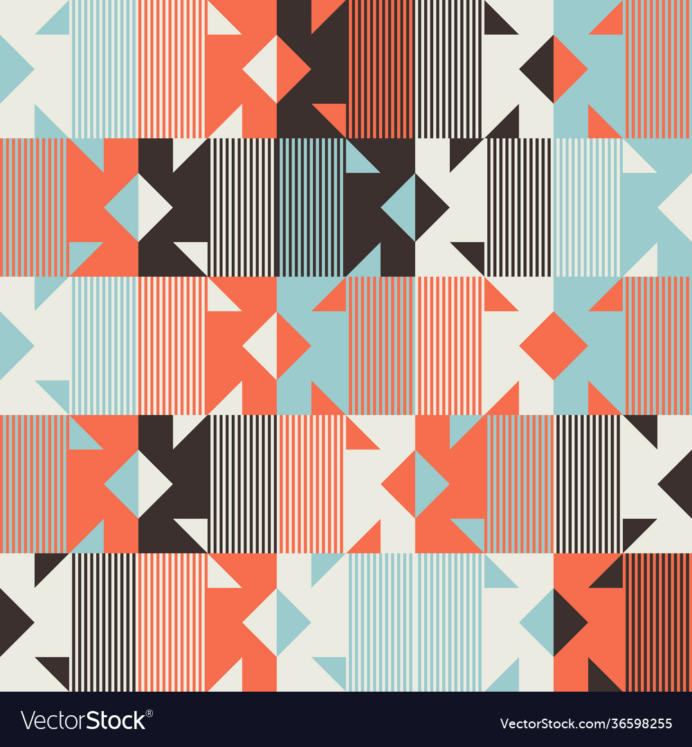 Striped abstract pattern design vector image Striped abstract pattern design