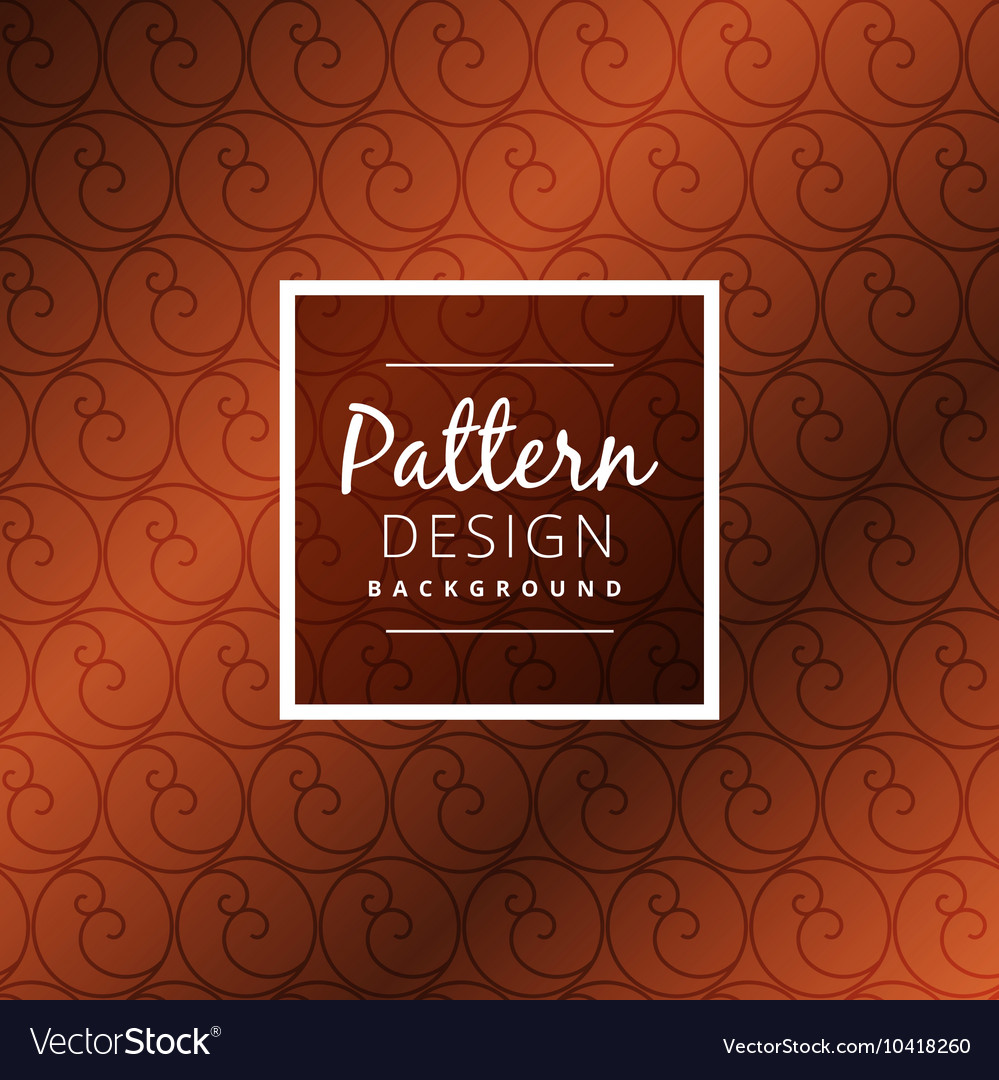 Brown circle pattern design