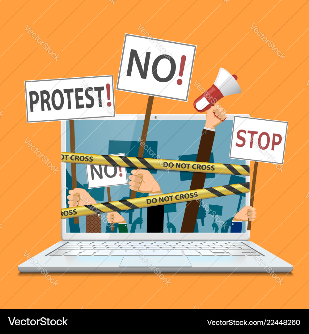 Censorship and media Royalty Free Vector Image