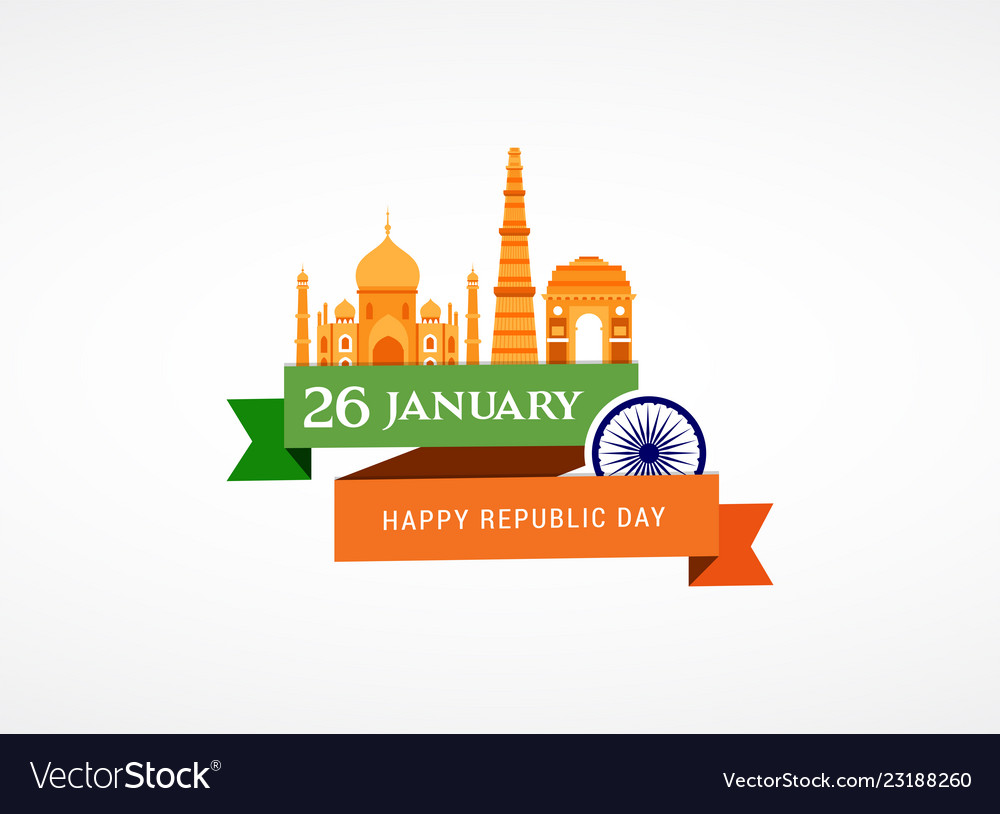 Indian republic day concept design banner poster