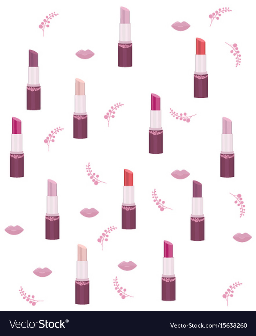 Lipstick set collection pattern make up