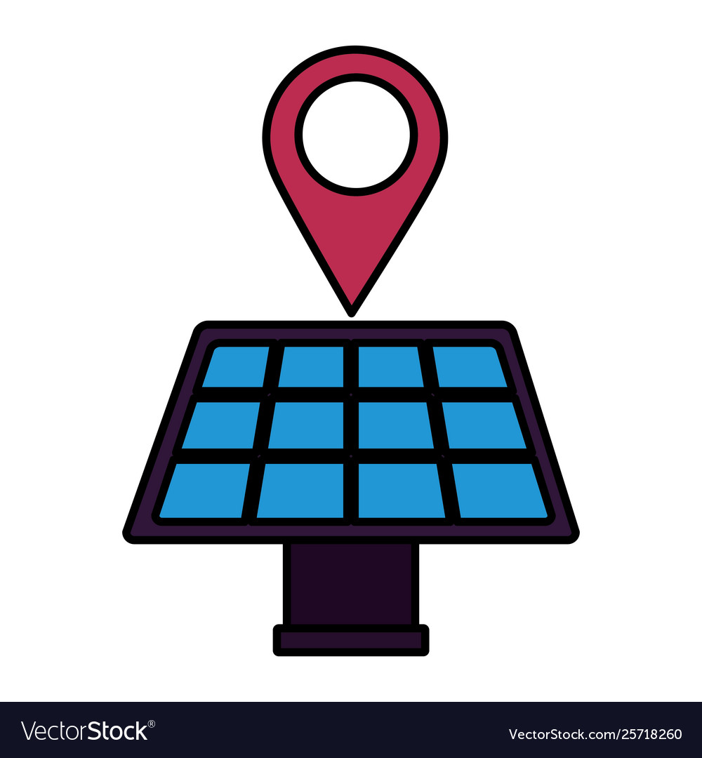 Navigation pointer solar panel
