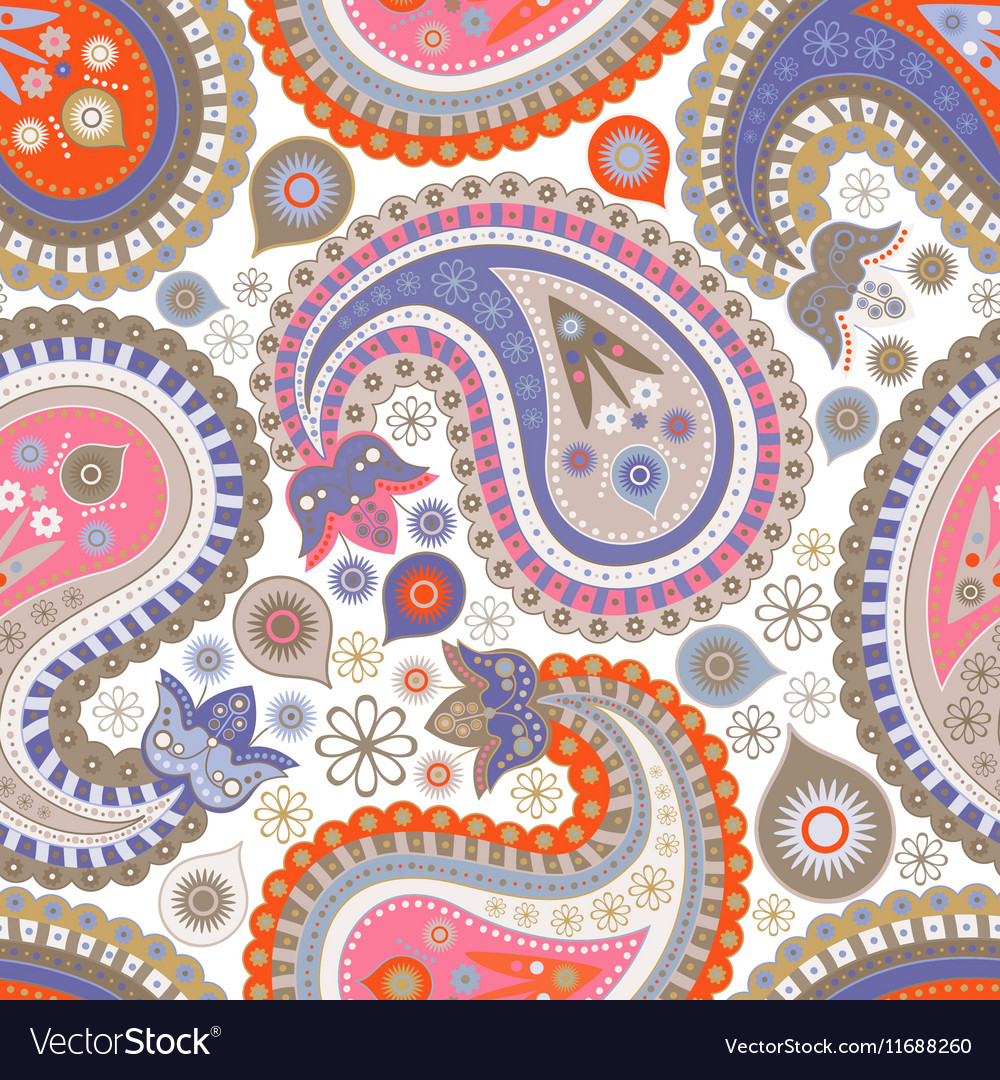 Paisley Ethnic Decorative Pattern