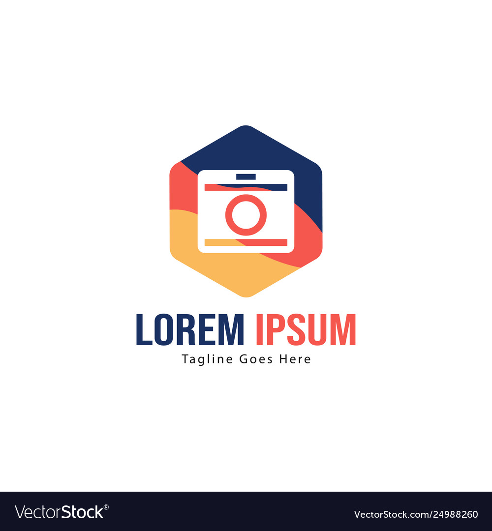 Photography logo template design