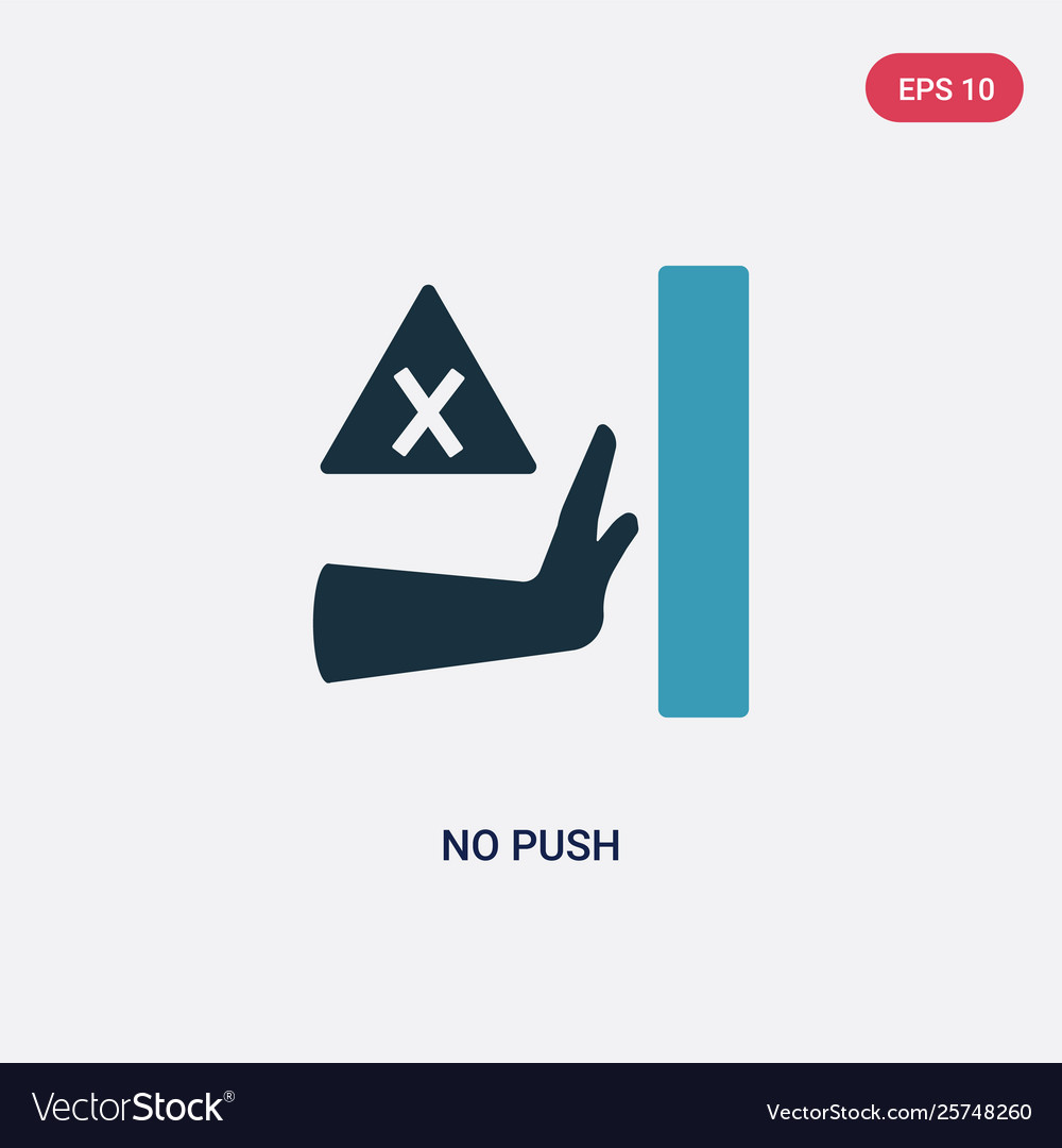 Push c. Вектор пуш. push icon. no pushing vector symbol.