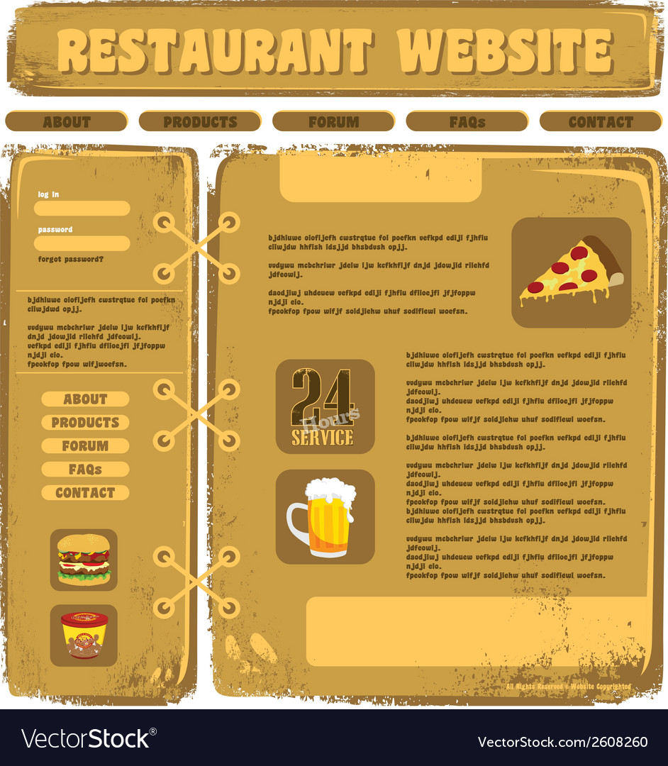 Web design document template