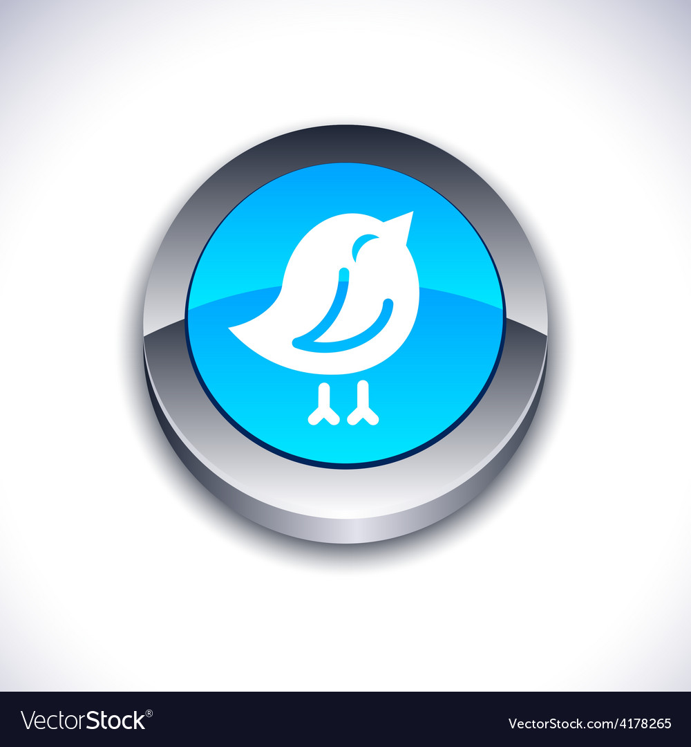 Bird 3d button
