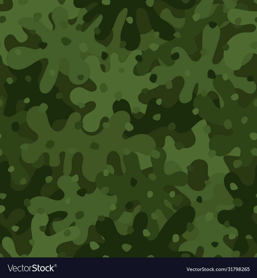 Digital camouflage seamless pattern abstract army
