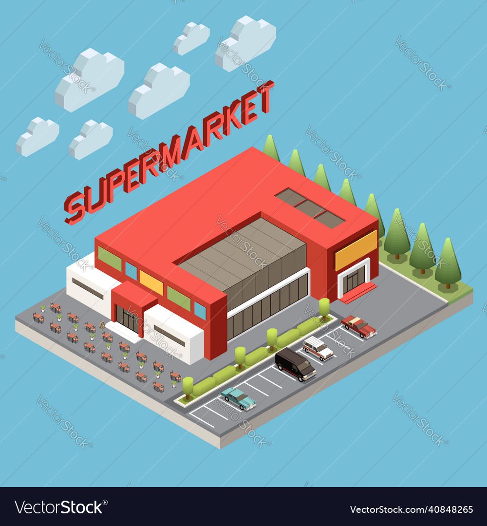 Supermarket ismetric concept