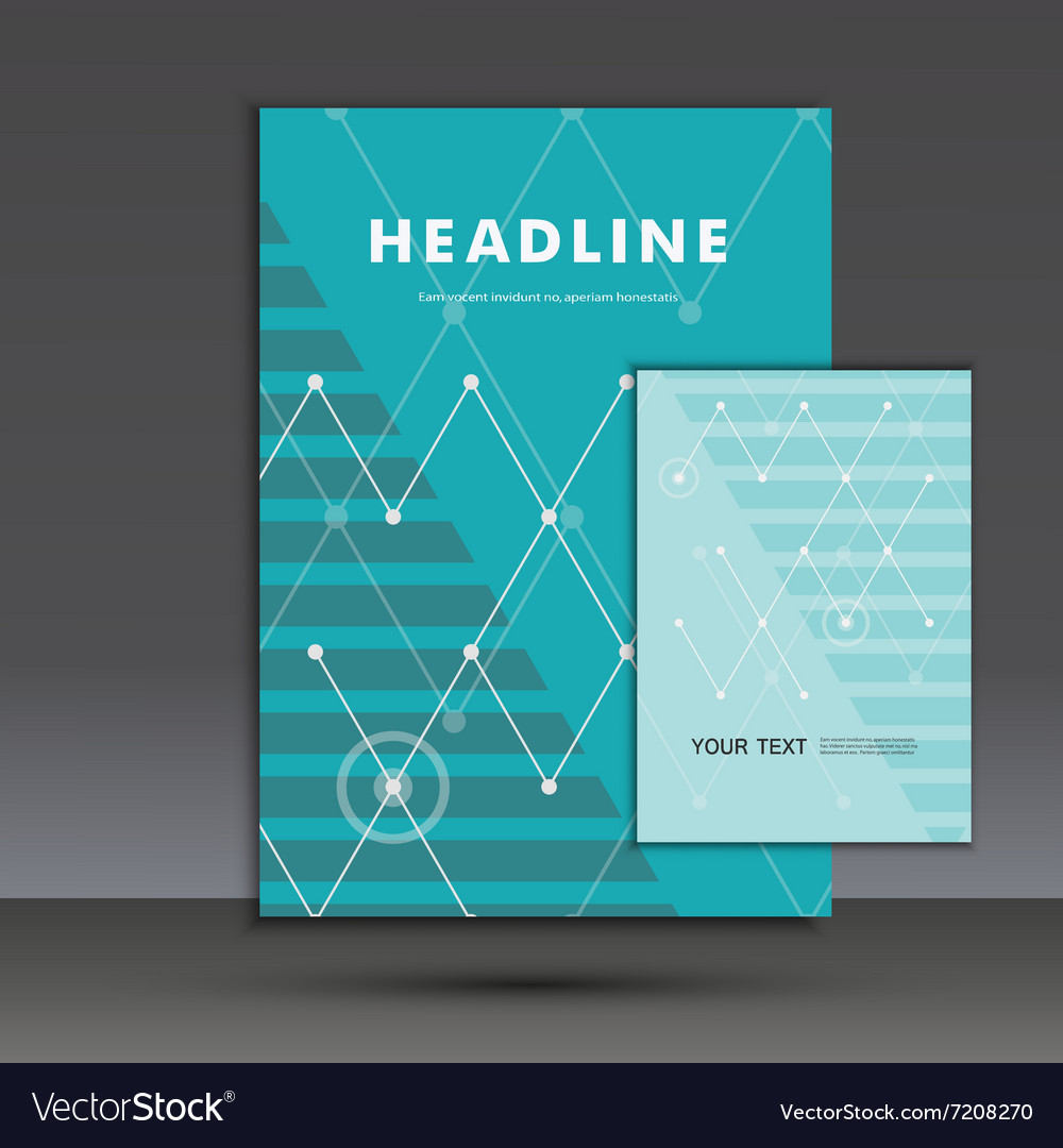 Abstract pattern of lines and circles title page
