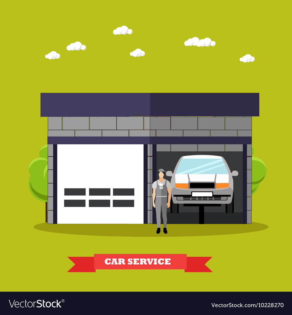 Car repair shop concept