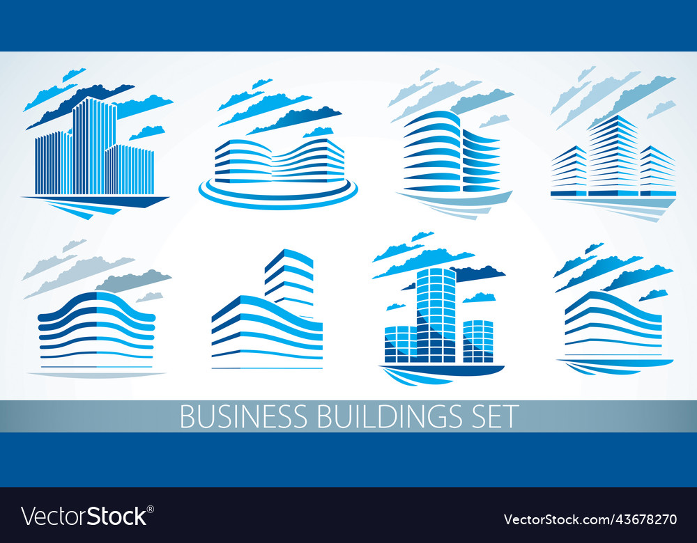 City building business financial office designs