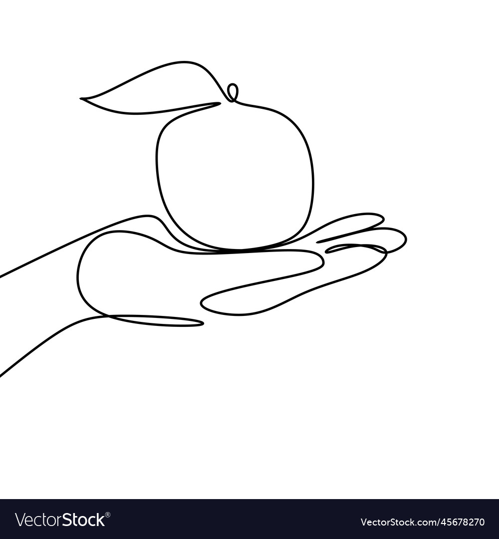 Drawing a continuous line of apples