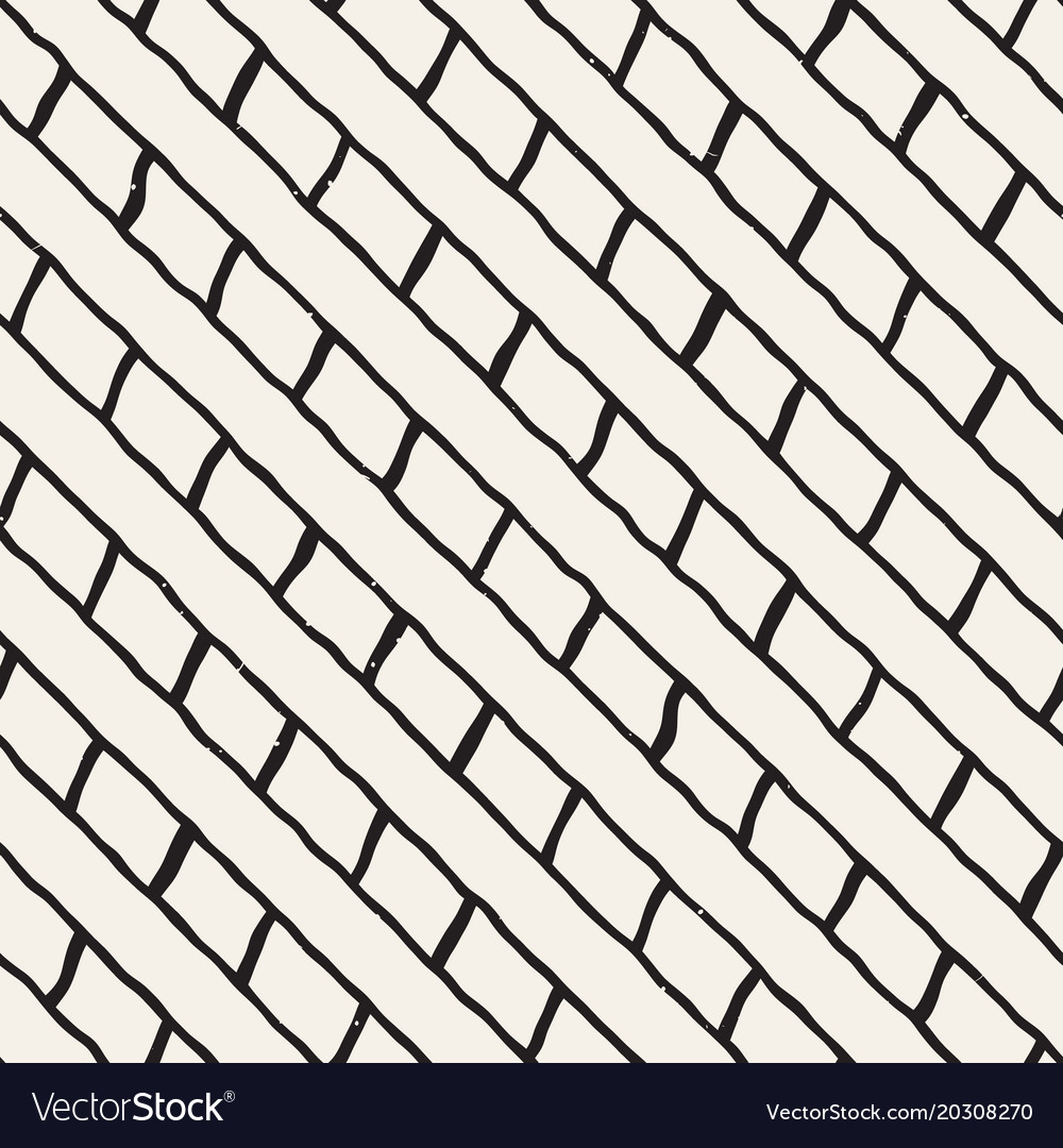 Hand drawn lines seamless grungy pattern abstract