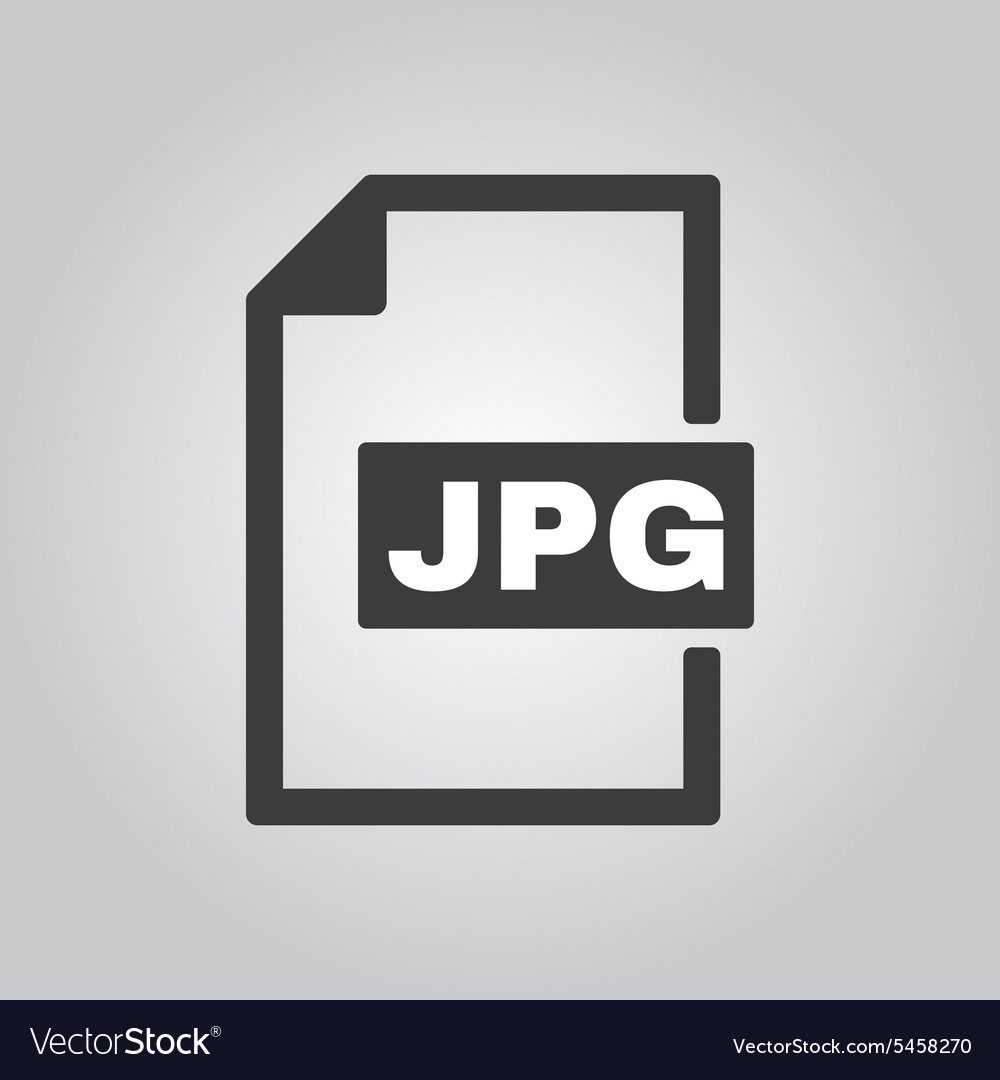 Jpg icon file format symbol flat