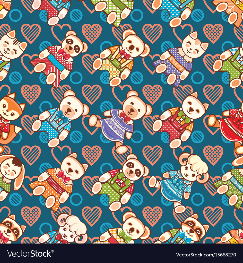 Kid toy seamless pattern design element