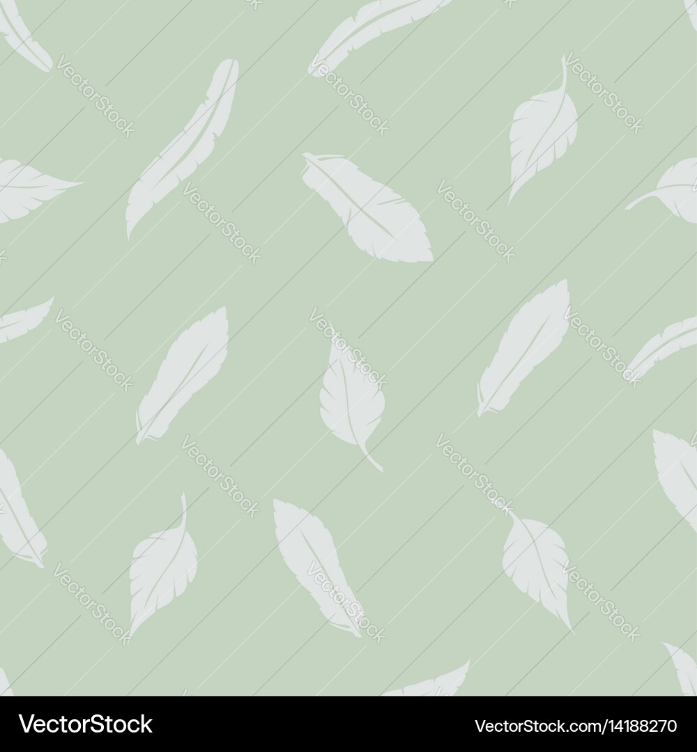 Pattern of feathers Royalty Free Vector Image - VectorStock