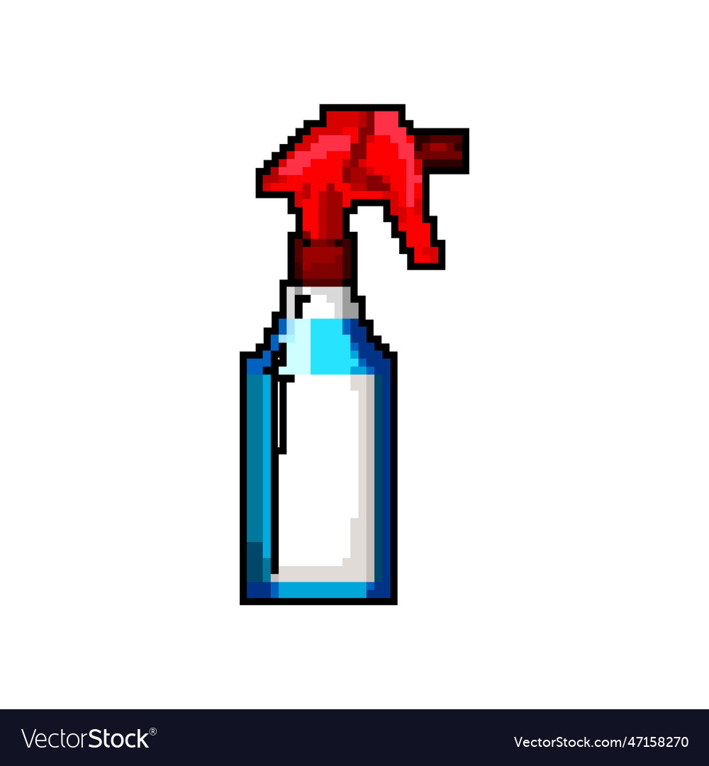 Product glass cleaner game pixel art