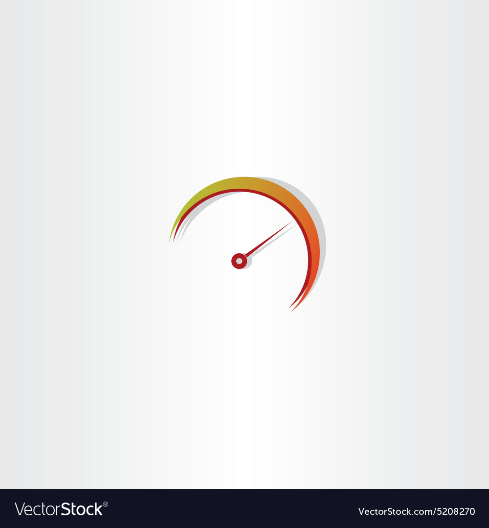 Speedometer icon element