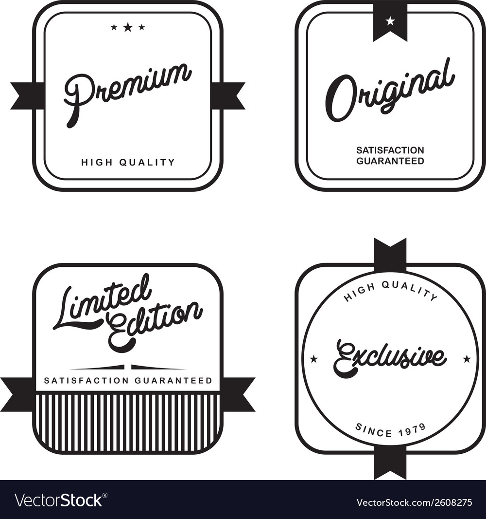 Emblems Royalty Free Vector Image - VectorStock