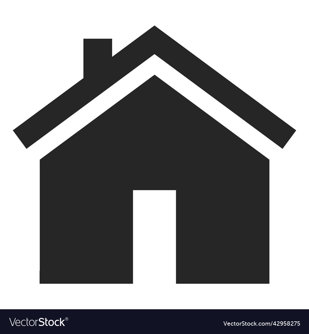 Wohnung Bungalow Haus schwarz Ikone hohe Qualität vector image Wohnung Bungalow Haus schwarz Ikone hohe Qualität
