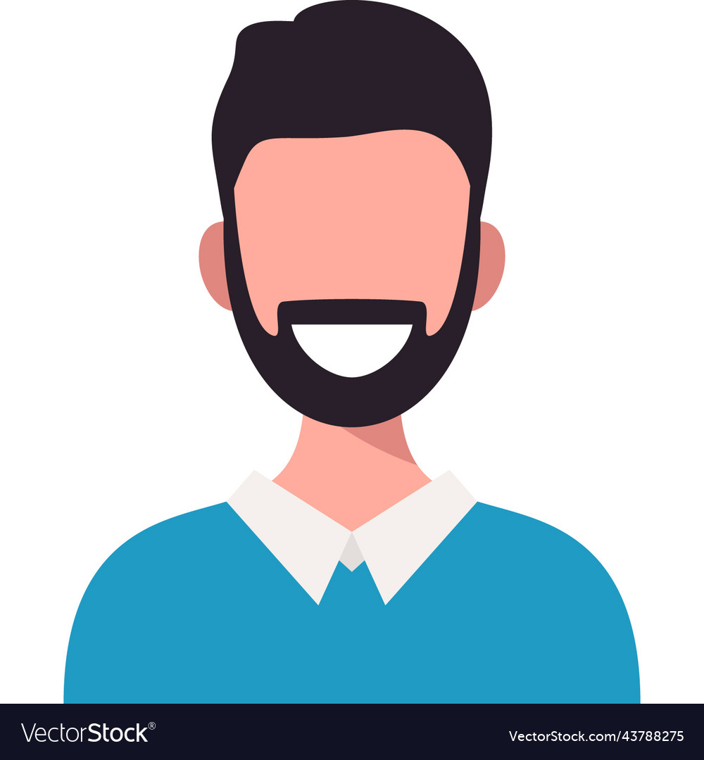 Man avatar character face